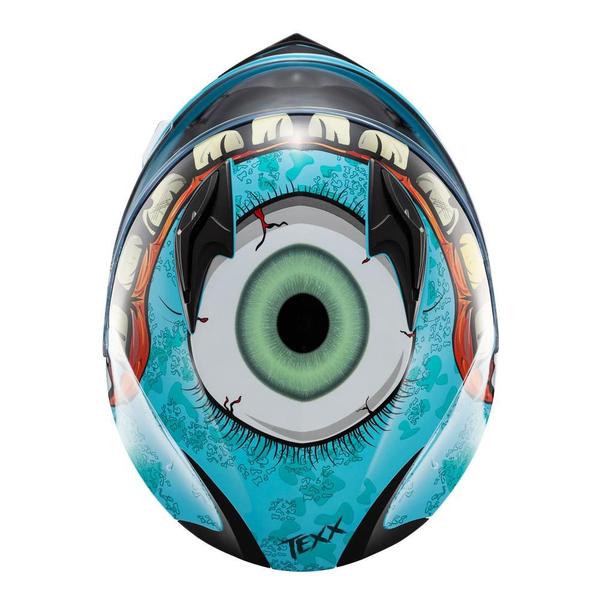 Imagem de Capacete Texx Fechado Hawk Orc Turquesa 60 F016