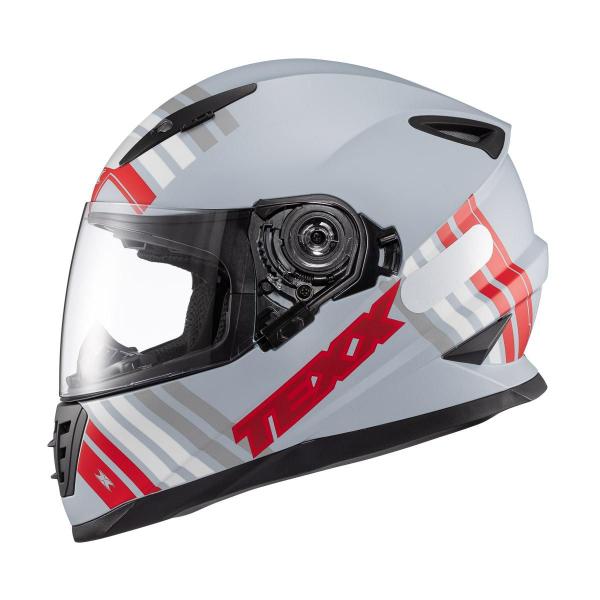 Imagem de Capacete Texx Fechado Wing Grid Chumb Verm Branc 56 F016