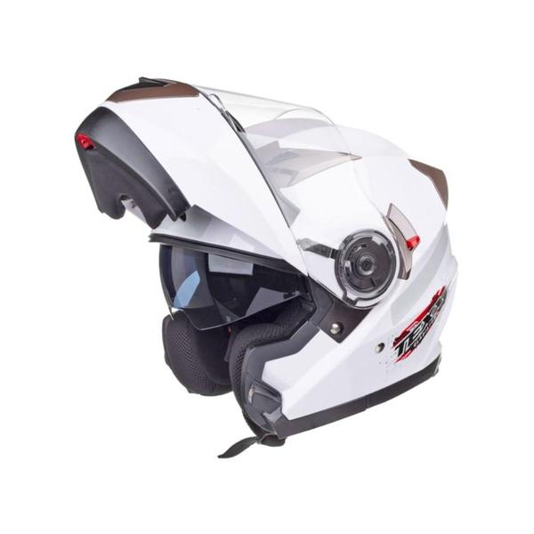 Imagem de Capacete Texx Gladiator Articulado Branco Tamanho:58Cor:Branco