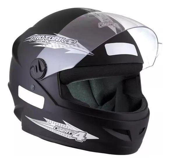 Imagem de Capacete tork fechado new liberty-4 preto fosco-56