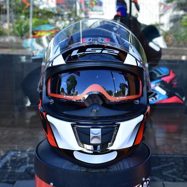 Imagem de Capacete Tricomposto Ls2 Vector FF397 Evo Kripton Vermelho