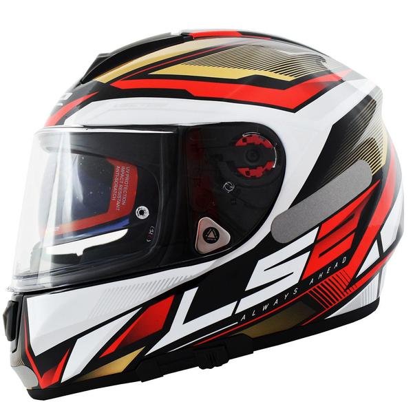 Imagem de Capacete Tricomposto Ls2 Vector FF397 Rider Vermelho Moto