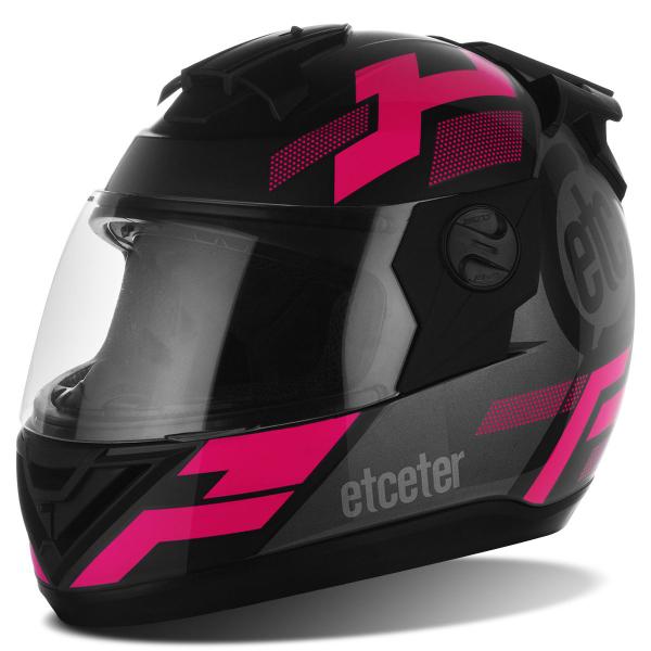 Imagem de Capacete Urbano Moto Fechado Integral Etceter Evo Masculino Feminino Com Narigueira Oferta