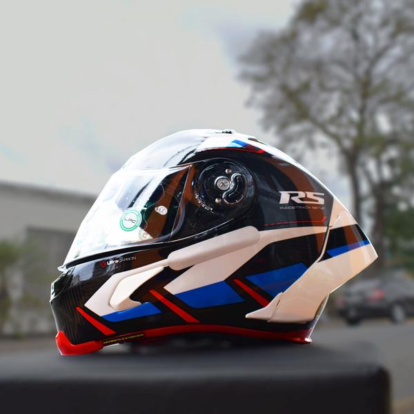 Imagem de Capacete X-lite X-803 RS Motormaster Azul Branco Vermelho