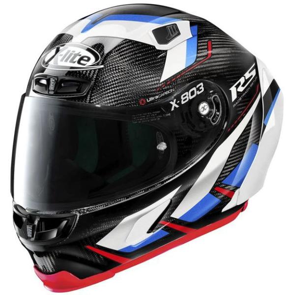 Imagem de Capacete X-lite X-803 RS Motormaster Azul Branco Vermelho