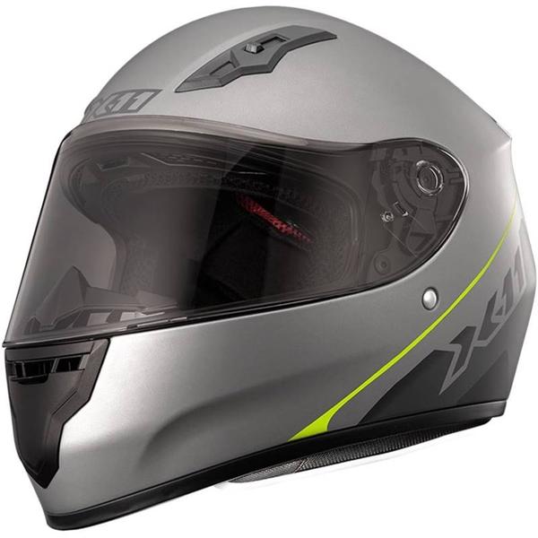 Imagem de Capacete X11 Trust Solides Prata Metalico