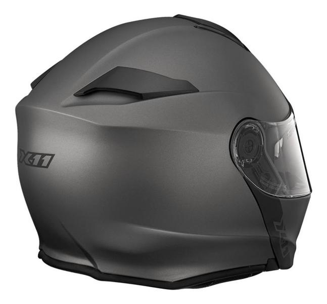 Imagem de Capacete X11 Turner Solides Moto Escamoteável Com Óculos