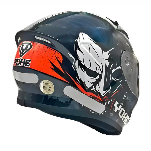 Imagem de Capacete Yohe New Blade Playful Joker Preto Com Vermelho