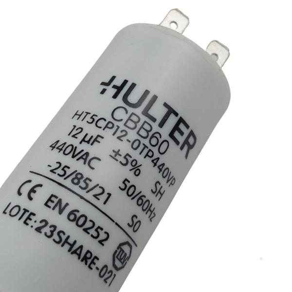 Imagem de Capacitor 12Uf 440V Hulter Plástico