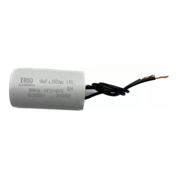 Imagem de Capacitor 2 fios 16 uf x 250vac