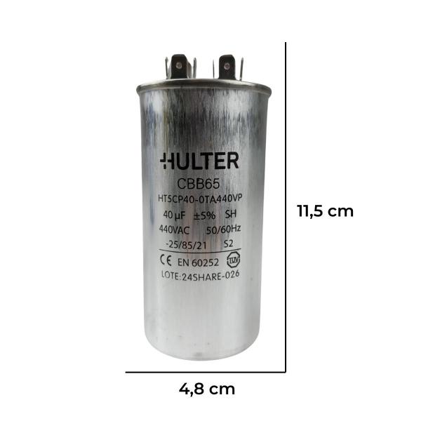 Imagem de Capacitor 40Uf 440V Hulter