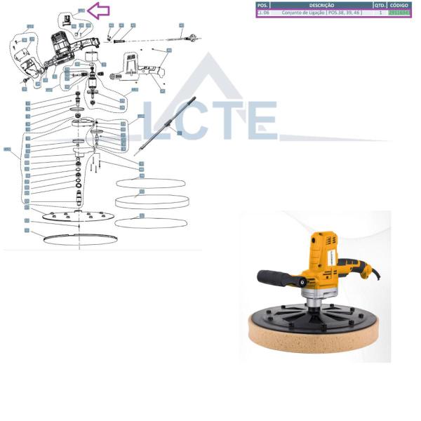 Imagem de Capacitor + Botão Liga/Desliga +Indutor P/Desempenadeira MDE