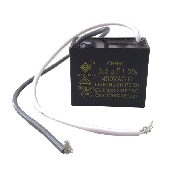 Capacitor CBB61 A09378501 3,5UF Climatizador Electrolux CL07F CL07R Imagem de Capacitor CBB61 A09378501 3,5UF Climatizador Electrolux CL07F CL07R