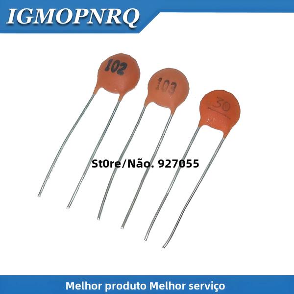 Imagem de Capacitor Cerâmico 50V 1000pcs 1pF a 100nF 0,1uF 104 47PF 100PF 220PF 221 330PF 470PF 1NF 103 47NF