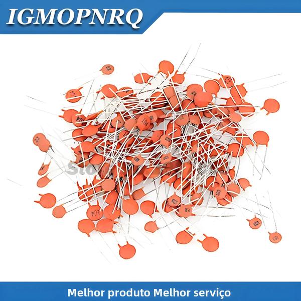 Imagem de Capacitor Cerâmico 50V 1000pcs 1pF a 100nF 0,1uF 104 47PF 100PF 220PF 221 330PF 470PF 1NF 103 47NF