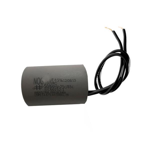 Capacitor com 2 Fios Metalizados para Motor 60UF 250 VAC MVM Imagem de Capacitor com 2 Fios Metalizados para Motor 60UF 250 VAC MVM