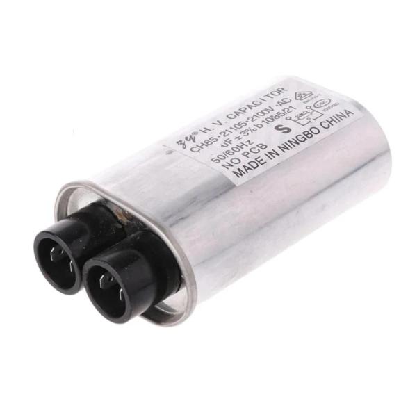 Imagem de Capacitor de Alta Tenção 0.85uf 2100v Para Microondas Electrolux Terminal fino Bivolt Pronta Entrega