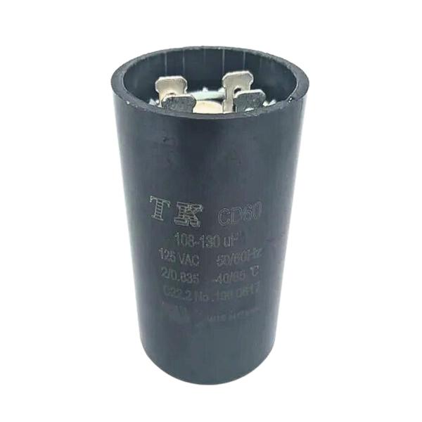 Imagem de Capacitor De Partida 108uF+130uf 110V 36x70mm (Fast-on)