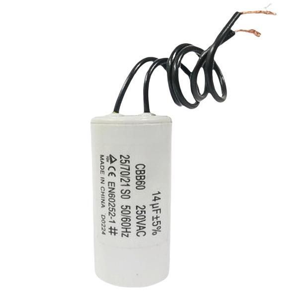 Imagem de Capacitor De Partida 14uf 250v 30x56mm (2fios)