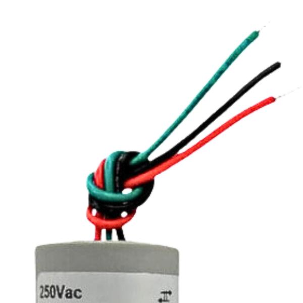 Imagem de Capacitor De Partida 1,5uF+2,3uF 250V 27x47mm (3fios)