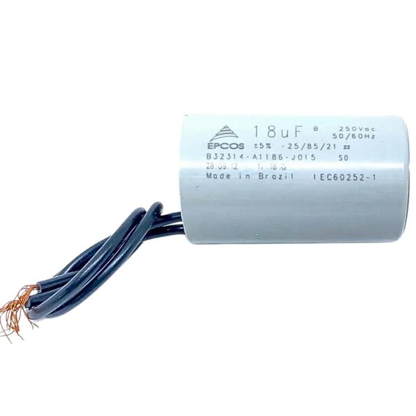 Imagem de Capacitor De Partida 18uF 250v 30x49mm (2fios)