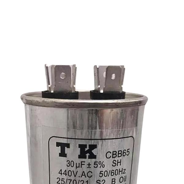 Imagem de Capacitor De Partida 30uf 440v 50x90mm (fast-on)