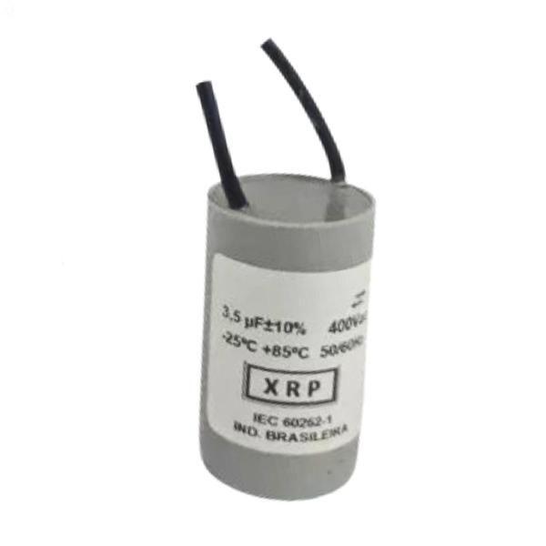 Imagem de Capacitor De Partida 3,5uf 400v 24x46mm (2 fios)