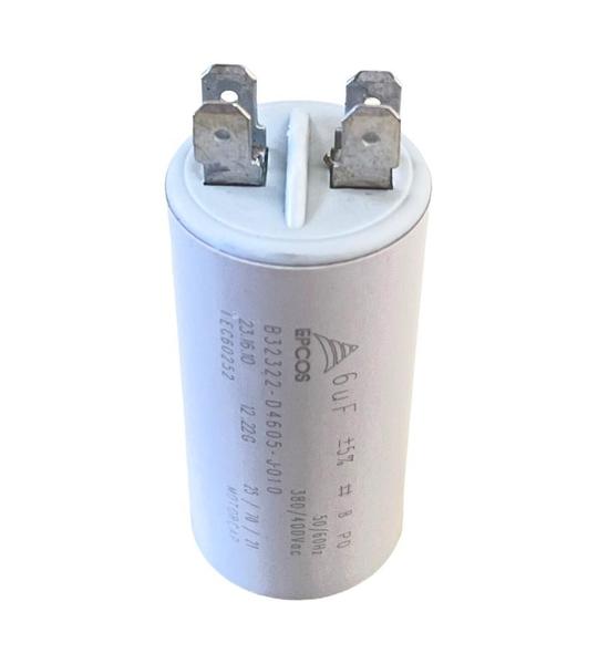 Imagem de Capacitor De Partida 6uf 380/400v 30x62mm (fast-on)