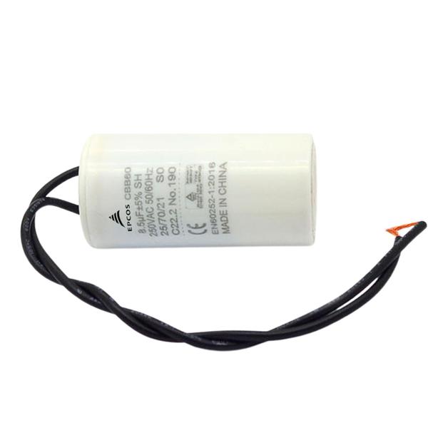 Imagem de Capacitor De Partida 8,5uF 250V 25x49mm (2fios)