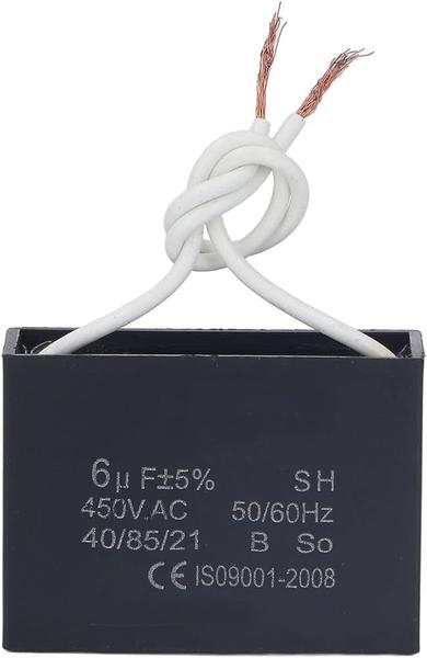 Imagem de Capacitor De Partida CBB61 6uF 450V (2fios)