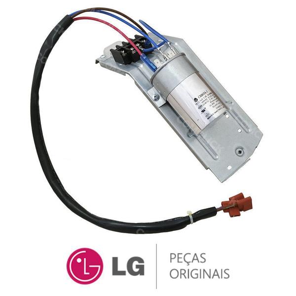 Imagem de Capacitor Duplo Compressor e Ventilador + Terminais Condensadora Ar Condicionado LG TSUH092H4W0