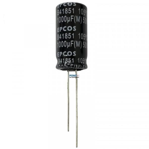 Imagem de Capacitor Eletrolitico 1000 X 50 V