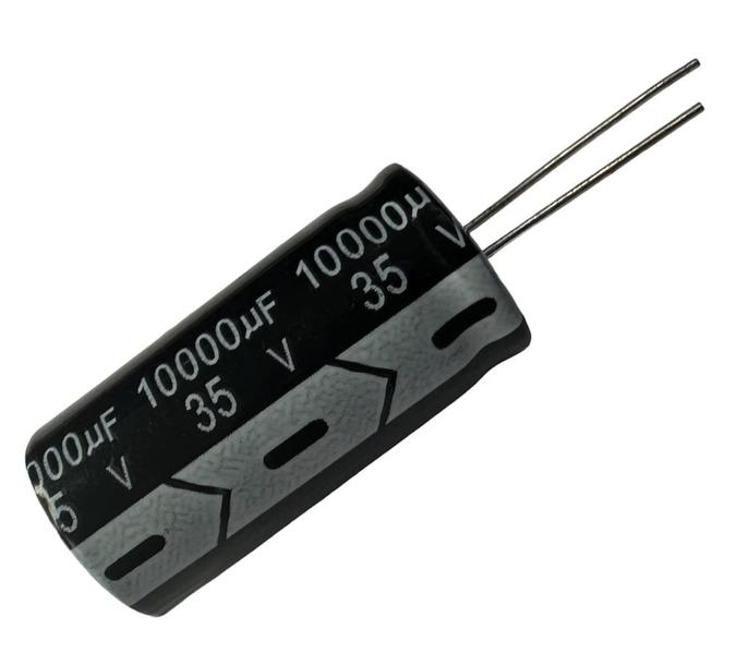 Imagem de CAPACITOR ELETROLITICO 10000X35V - 10000UF X 35V - 105º GRAUS