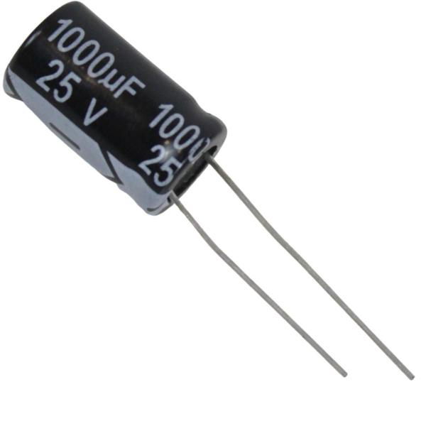 Imagem de Capacitor Eletrolitico 1000X25V-105 Graus Novo