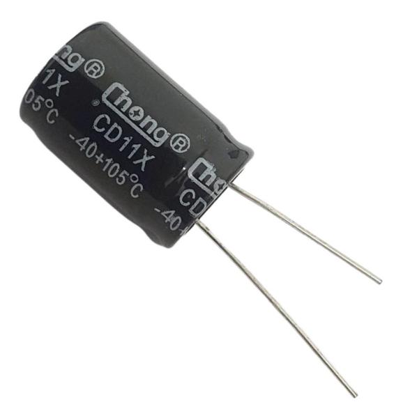 Imagem de Capacitor Eletrolítico 100uF 100V  - Kit 10 Peças