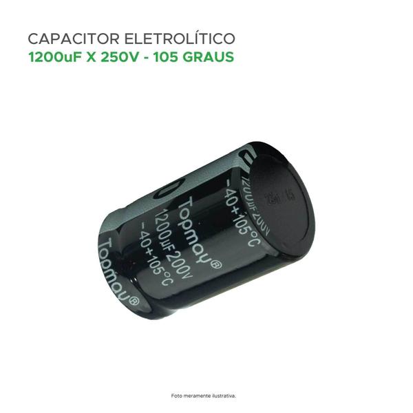 Imagem de Capacitor Eletrolítico 1200uf x 200v 105º - Alta Qualidade