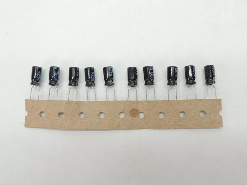 Imagem de Capacitor Eletrolítico 220uf 16v Taicon 10 Peças