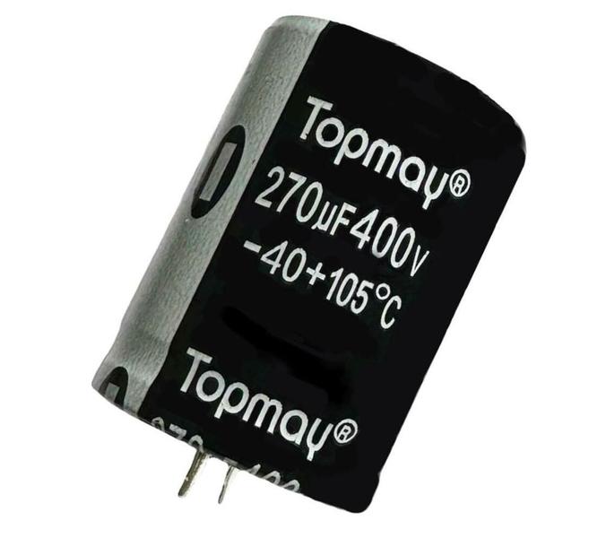 Imagem de CAPACITOR ELETROLITICO 270X400V - 270UF X 400V - 105º GRAUS