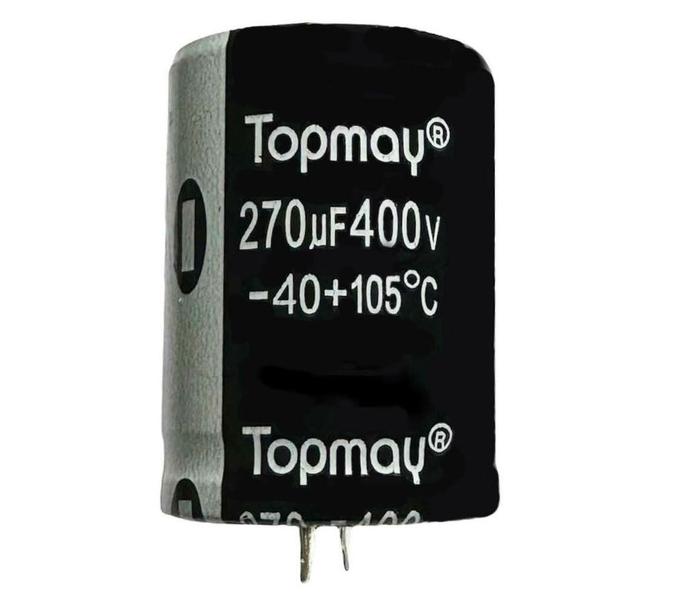 Imagem de CAPACITOR ELETROLITICO 270X400V - 270UF X 400V - 105º GRAUS