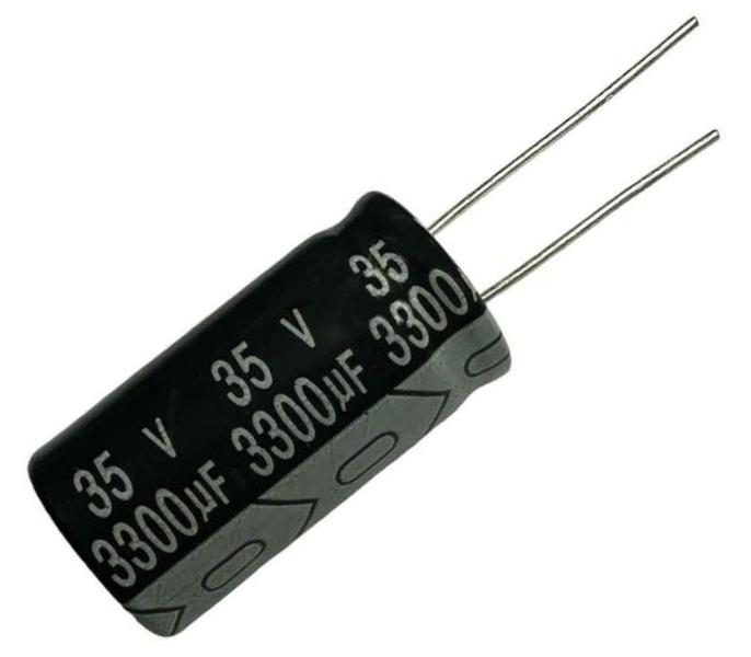 Imagem de CAPACITOR ELETROLITICO 3300X35V - 3300UF X 35V - 105º GRAUS