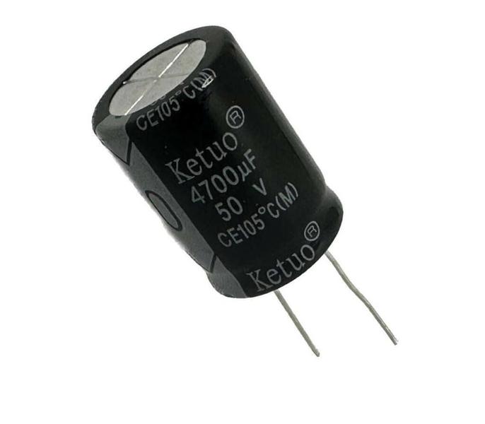 Imagem de CAPACITOR ELETROLITICO 4700X50V - 4700UF X 50V - 105º GRAUS