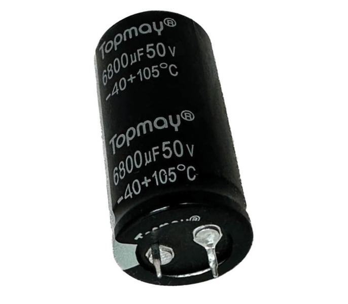 Imagem de Capacitor eletrolitico 6800x50v - 6800uf x 50v - 105 graus