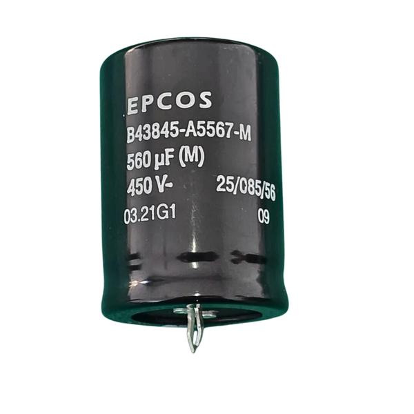 Imagem de  Capacitor Eletrolítico Snap-in 560uf 450v 35x50mm