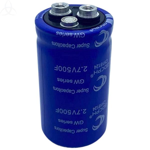 Imagem de  Capacitor Eletrolítico Super Farad 500f 2,7v 35x65mm