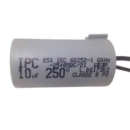 Imagem de Capacitor P/ Ventilador 2 Fios 10uf 50/60hz 250v Ipc