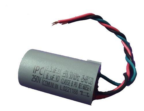 Imagem de Capacitor P/ Ventilador De Teto 3 Fios 8,5uf (2,5+6uf) 110v 