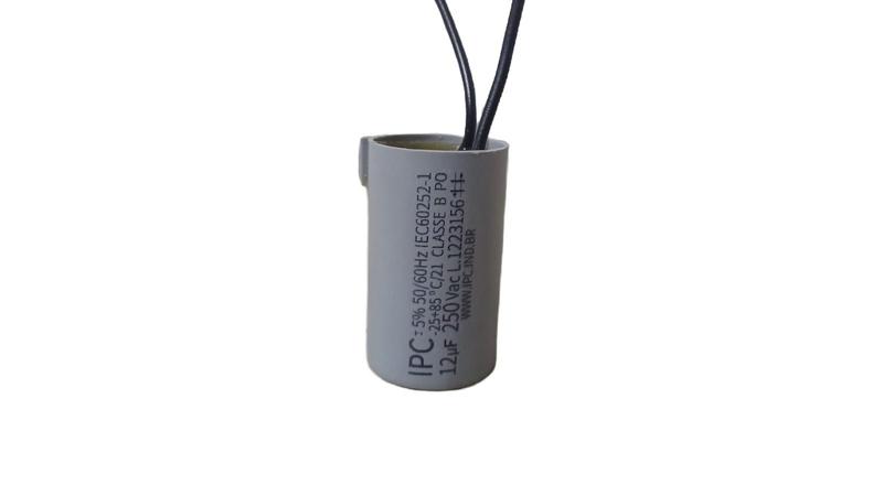 Imagem de Capacitor Para Ventilador 2 Fios 12uf 250vac 50/60hz Ipc