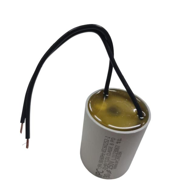 Imagem de Capacitor Para Ventilador De Teto Com 2 Fios 30uf 250 VAC (2648)