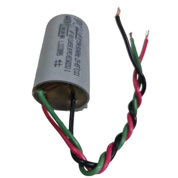 Imagem de Capacitor Para Ventilador De Teto Com 3 Fios 3uf  (1,3 + 1,7) 440 VAC (604)