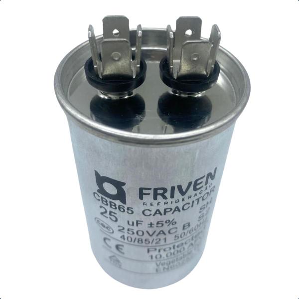 Imagem de Capacitor permanente 25uf 250v cbb65 friven original